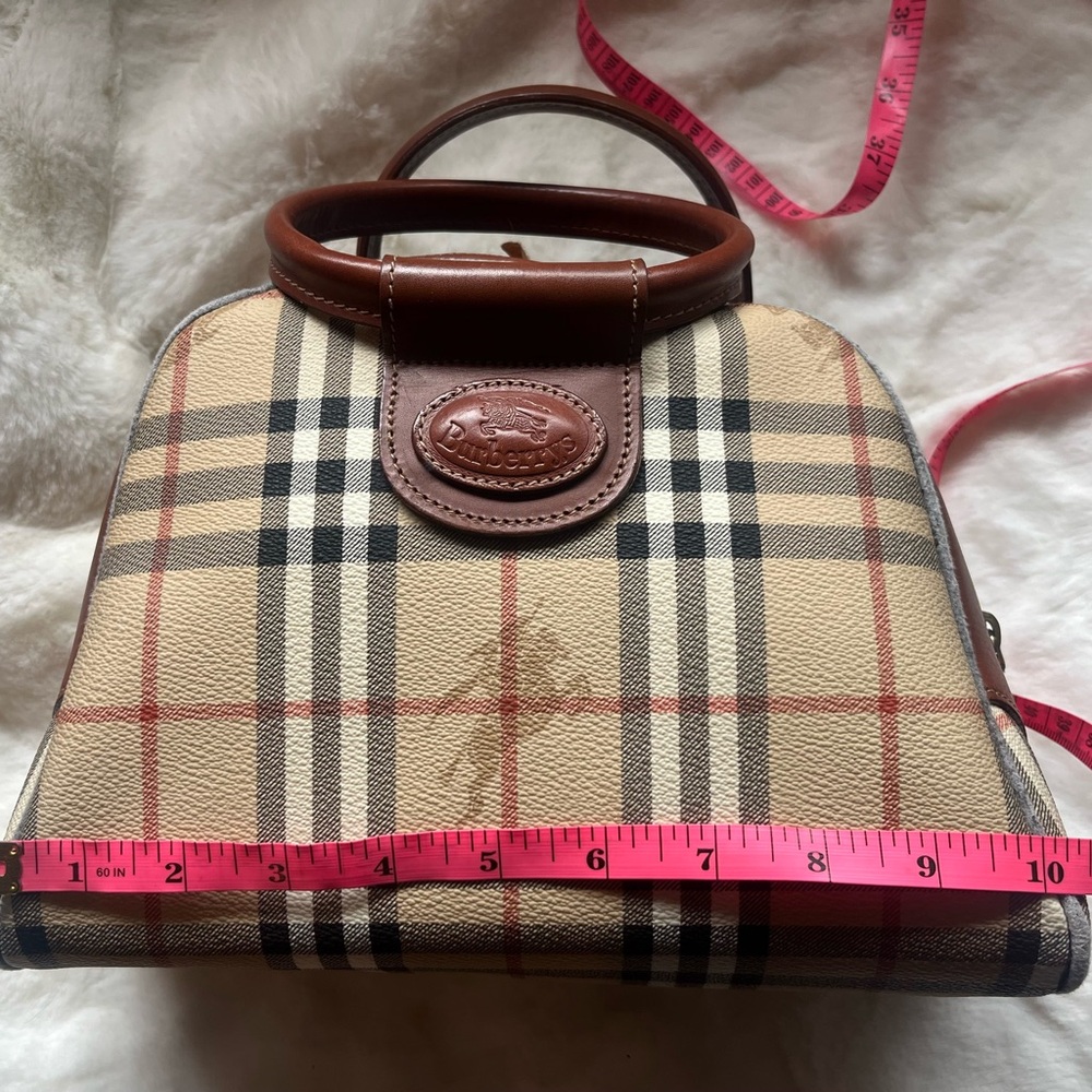 Vintage Rare Burberry Haymarket Plaid Purse - Picture 13 of 15